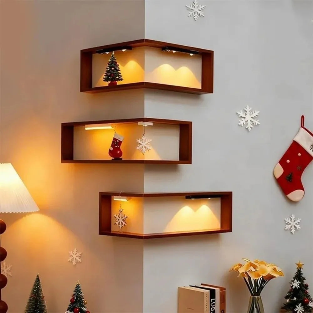 Corner Wall Floating Shelf