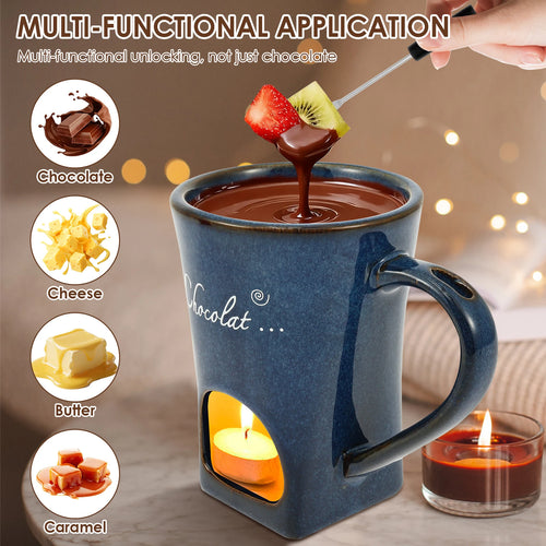 Chocolate Fondue for One