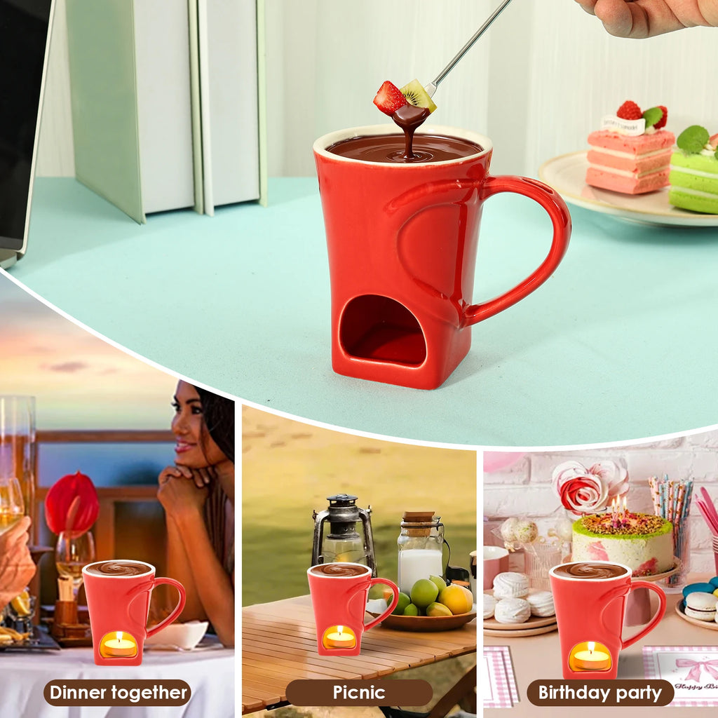 Chocolate Fondue for One