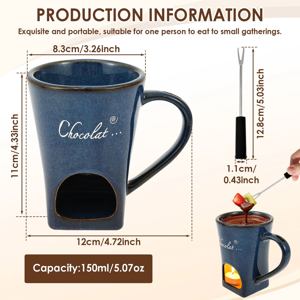 Chocolate Fondue for One